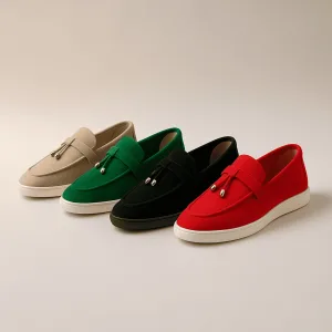 Mocassins Femme en Suédine Colorés