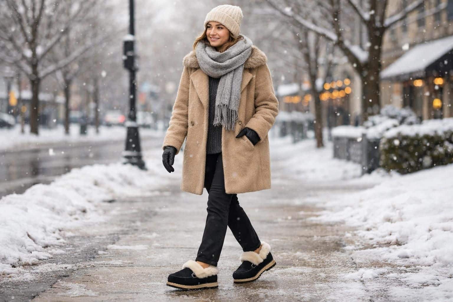 Découvrez nos astuces pour garder vos mocassins femme au chaud en hiver tout en restant élégante et confortable.