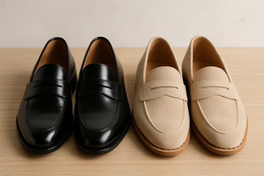 Découvrez comment choisir entre mocassins en cuir ou en daim pour adopter un style élégant et raffiné. Conseils et astuces pour bien sélectionner la matière idéale.