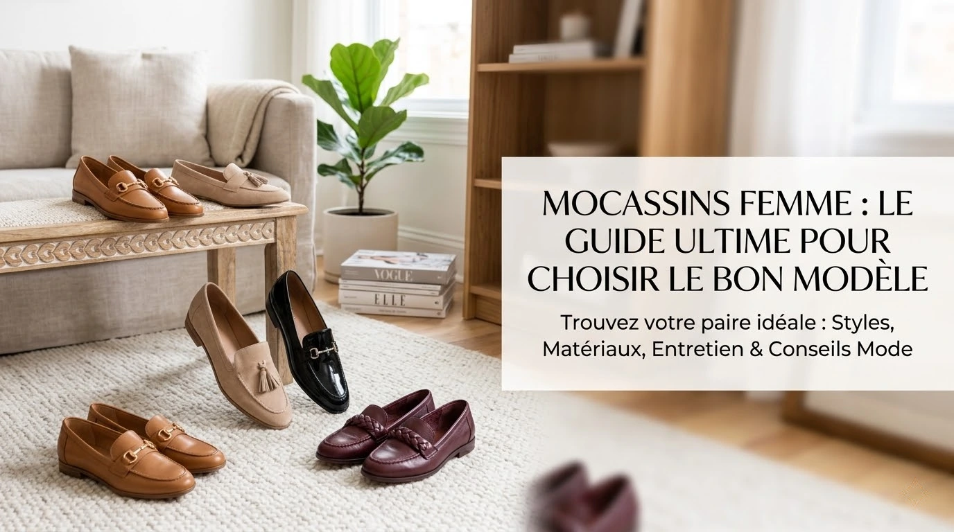 Découvrez à travers ce guide comment bien choisir le modèle adapté pour porter des mocassins