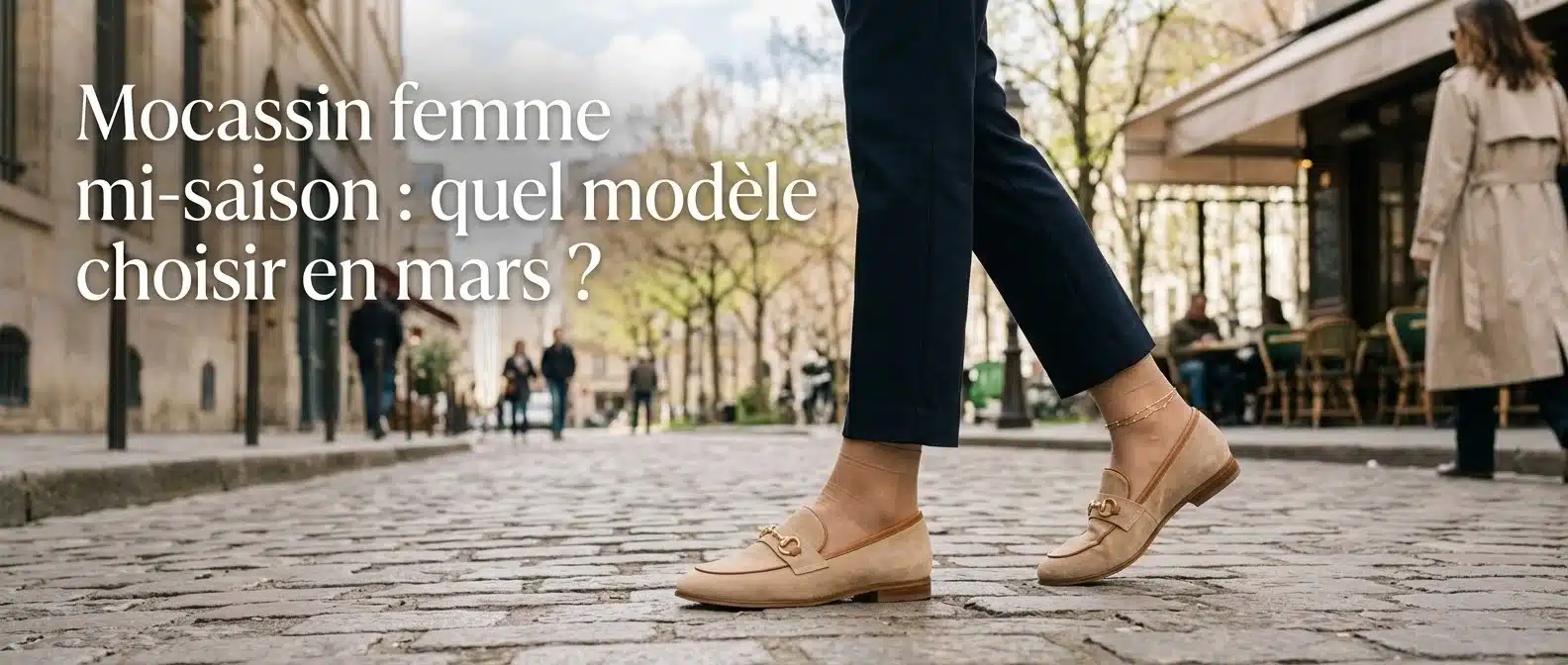 découvrez comment choisir le mocassin femme idéal pour la mi-saison en mars.