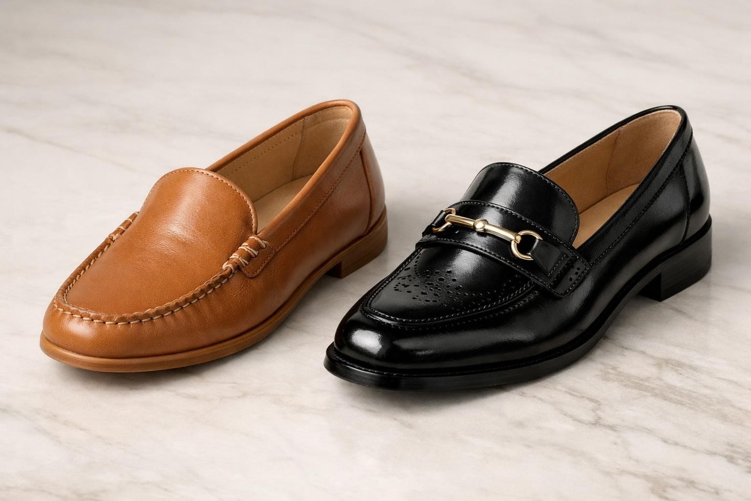 découvrez les différences clés entre le mocassin et le loafer pour femme et choisissez le style qui vous convient le mieux.