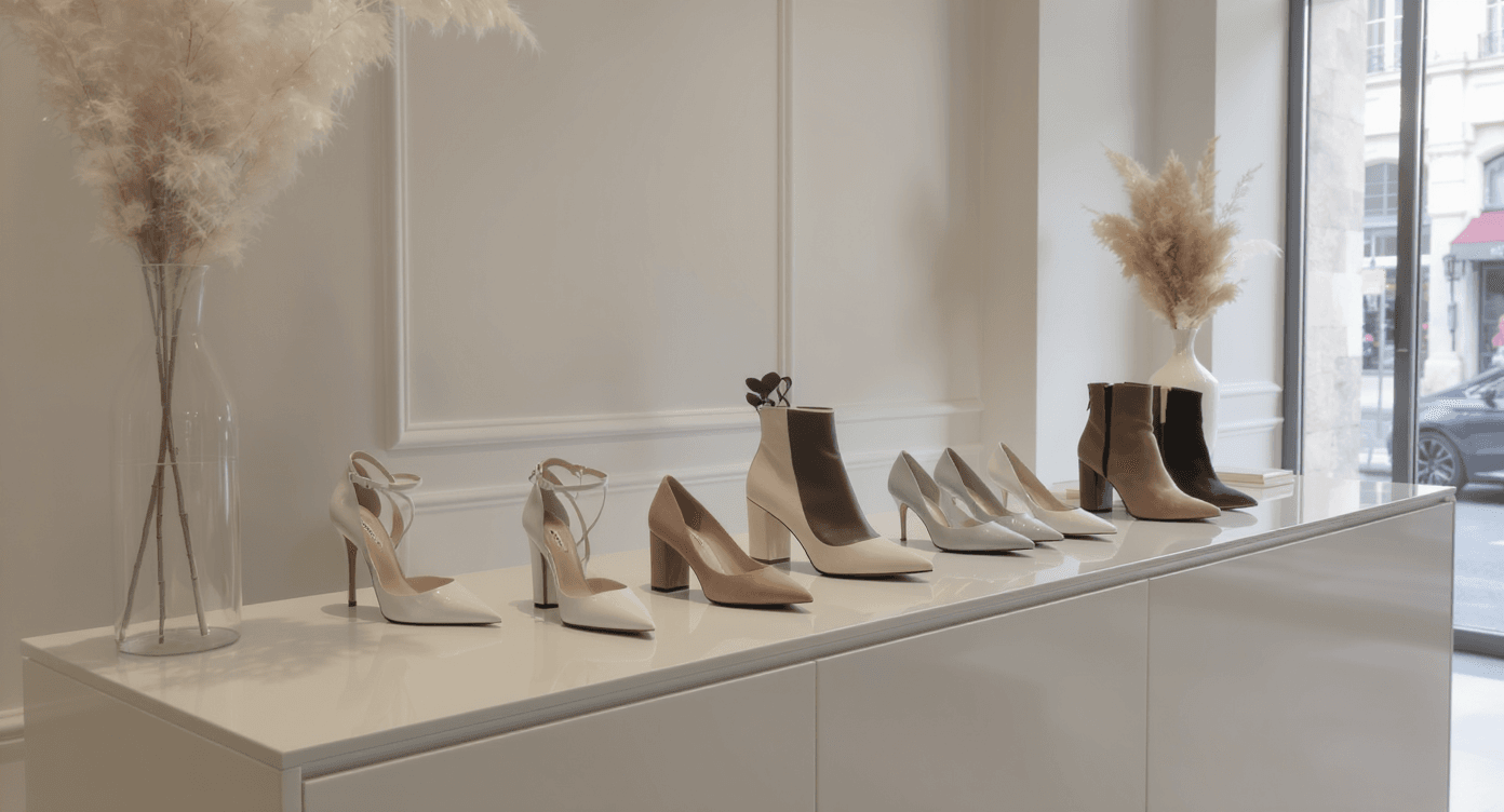 Femme choisissant des chaussures adaptées à différentes occasions