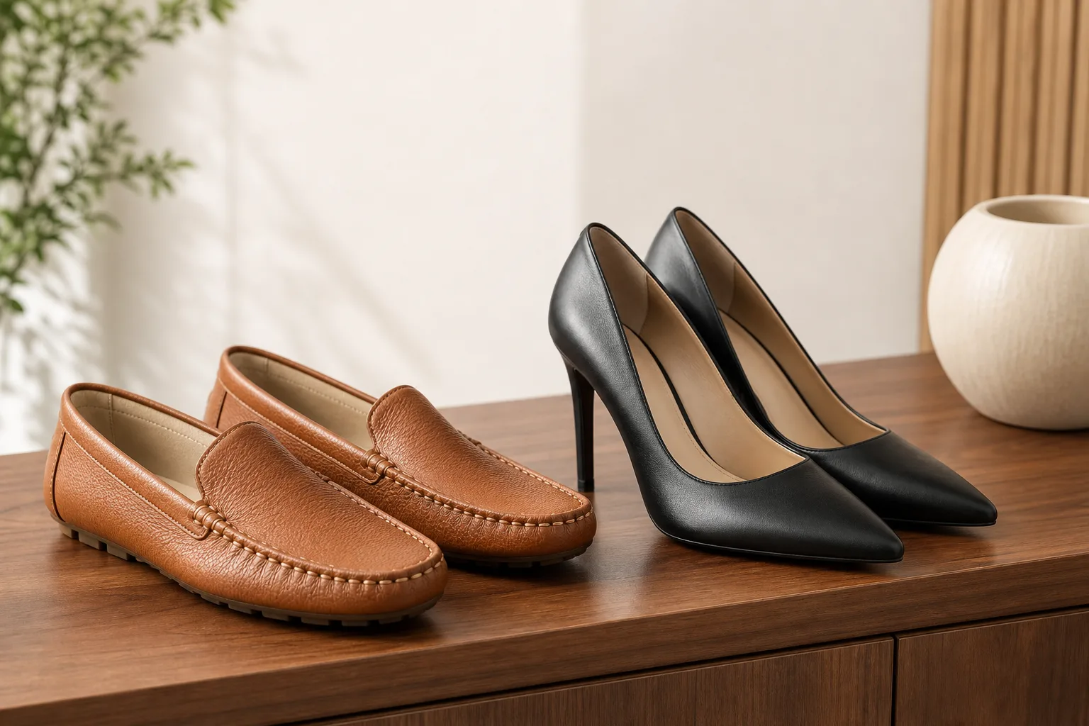 Chaussures mocassins confortables pour préserver la santé des pieds
