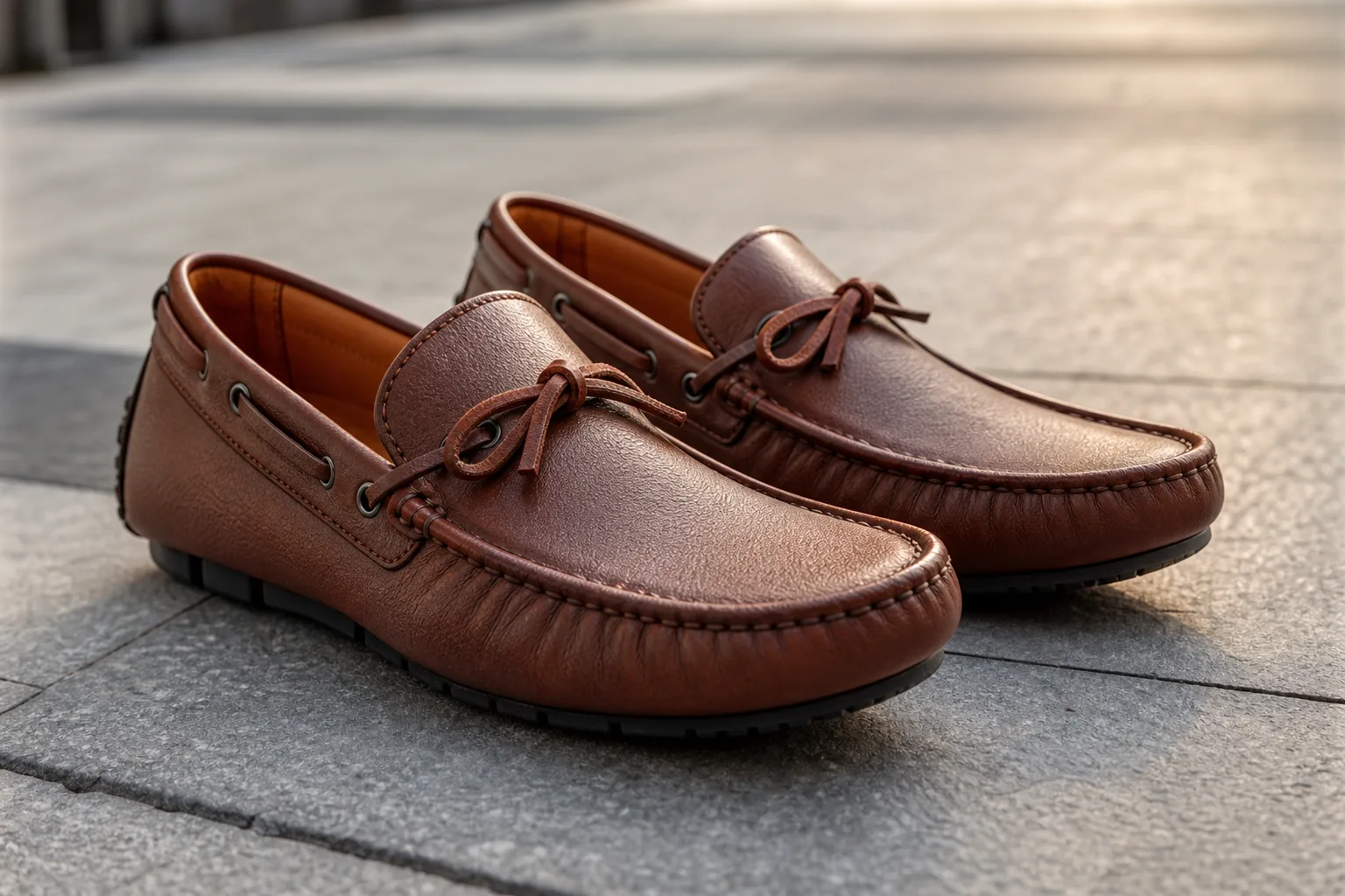 Chaussures mocassins en cuir tendance pour marche longue 2026