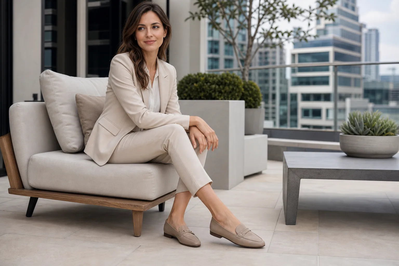 Chaussures mocassins plates élégantes pour un look chic sans talons