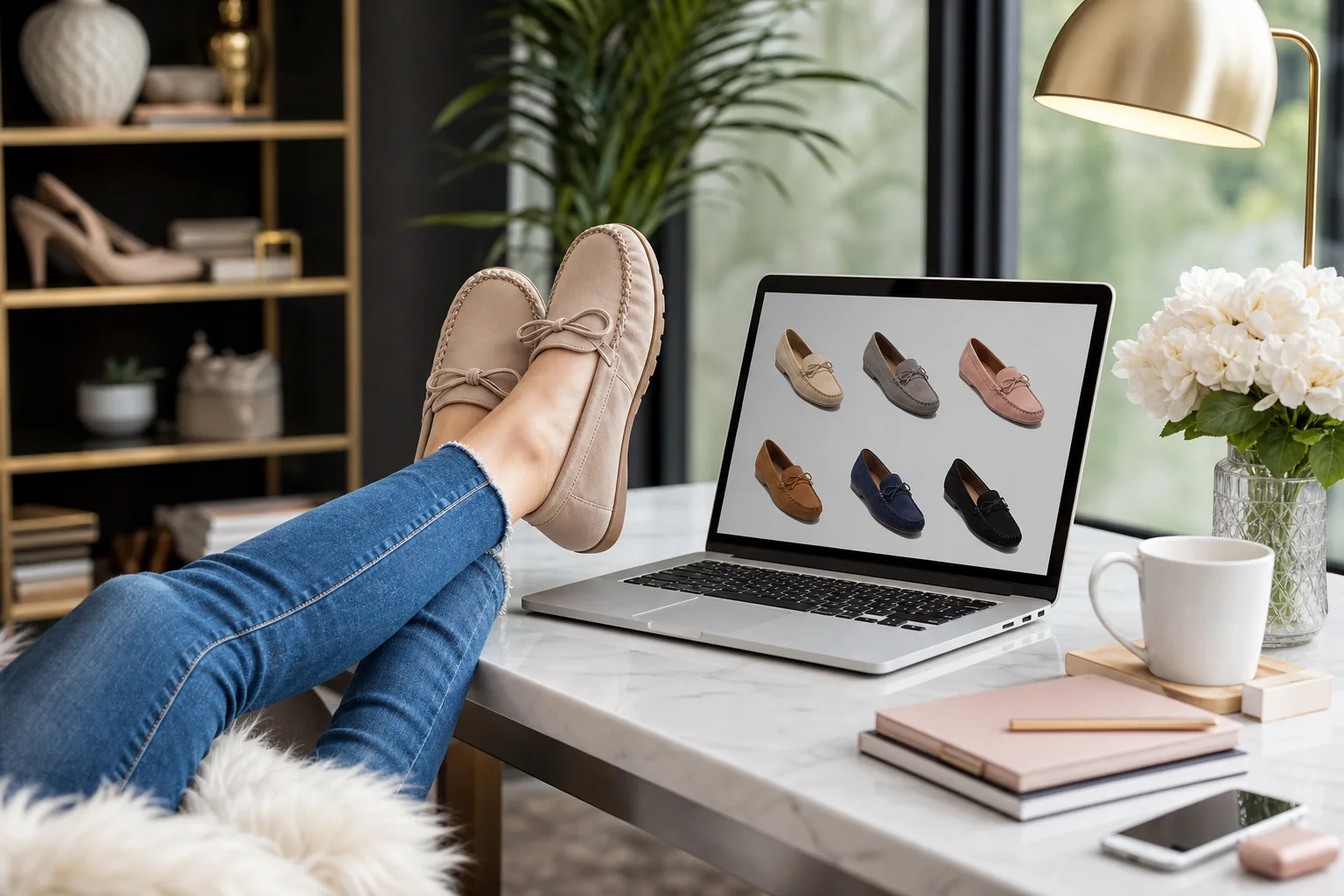Chaussures mocassins pour femme en ligne avec guide d'achat sécurisé