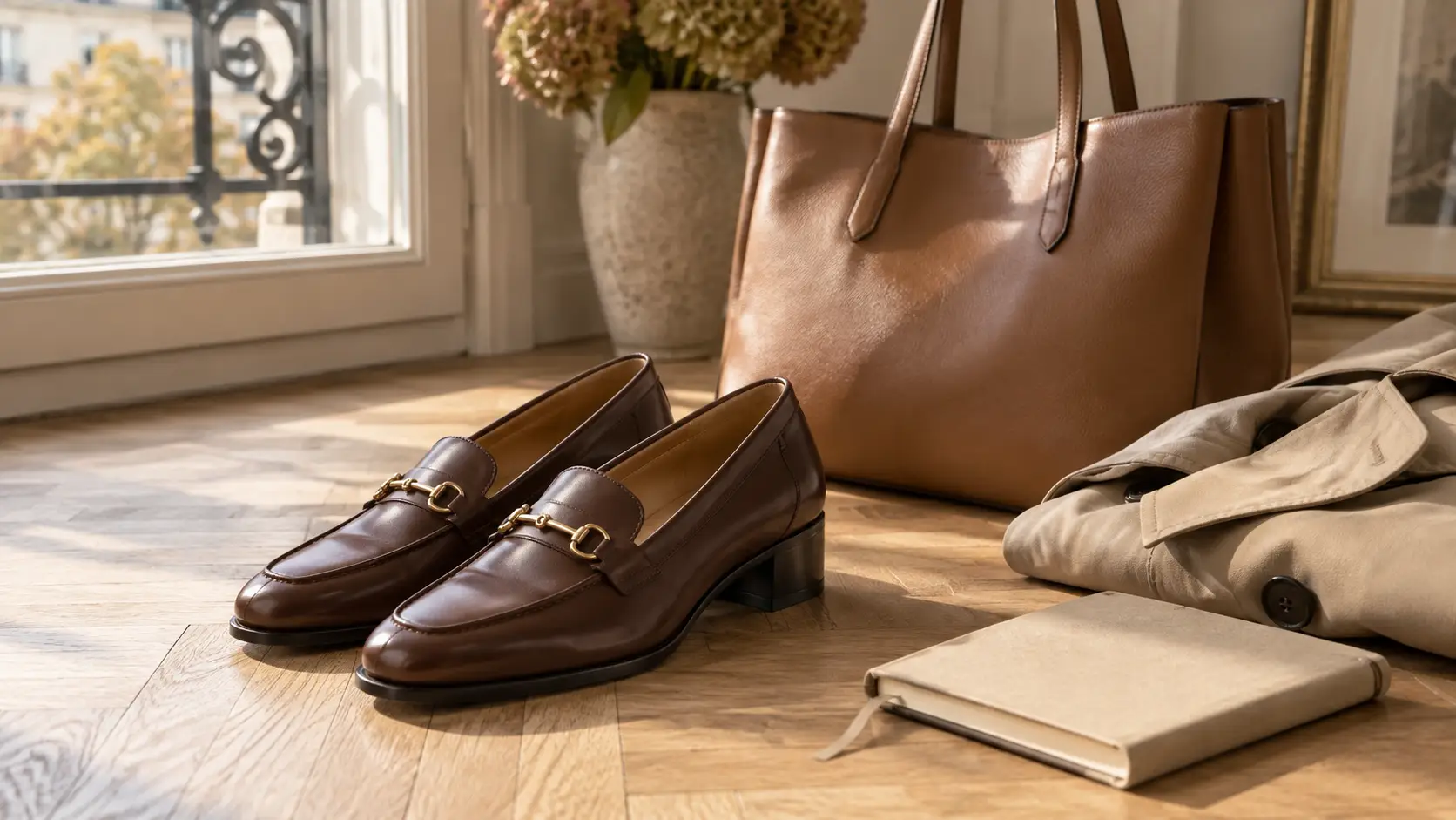 Mocassin femme penny loafer marron chocolat pour la rentrée 2026